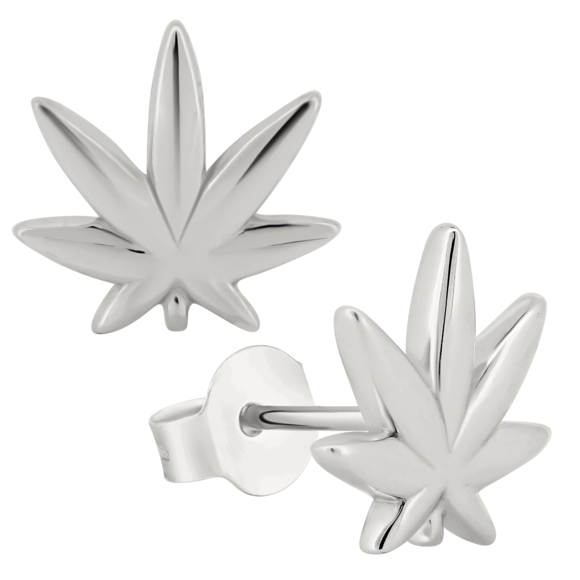 Orecchini a foglia in argento sterling 925 - Italia
