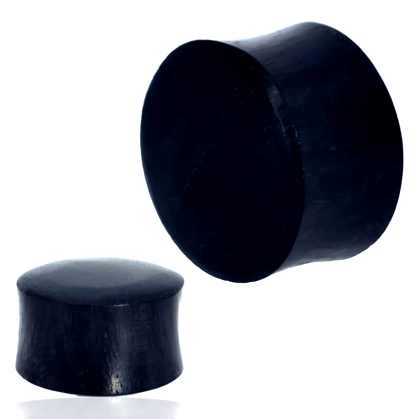 Black Areng Wood Flare Ear Plugs, Natural Gauges, Organic Flared Plugs, Handmade Jewelry, Sexy Jewelz, Los Angeles